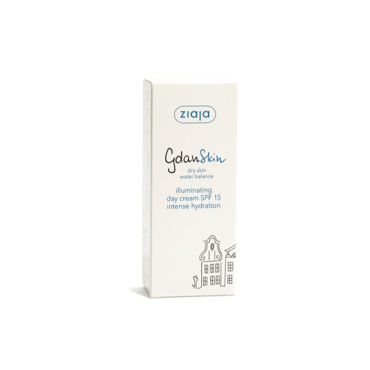 Ziaja GdanSkin Brightening Day Face Cream SPF15 Diep Hydraterend 50 ml