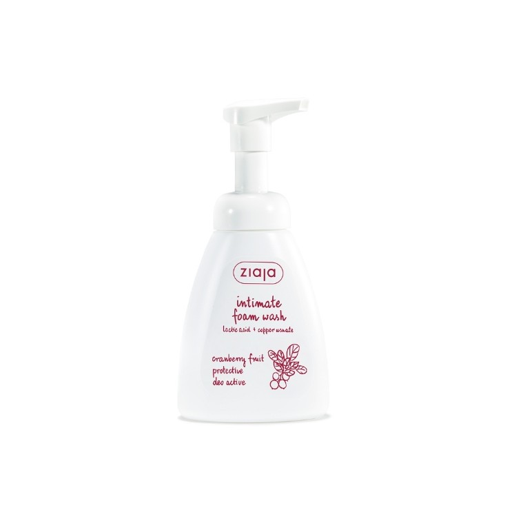 Ziaja Intima Normaliserende Schuim voor Intieme Hygiëne Cranberry Nectar 250 ml
