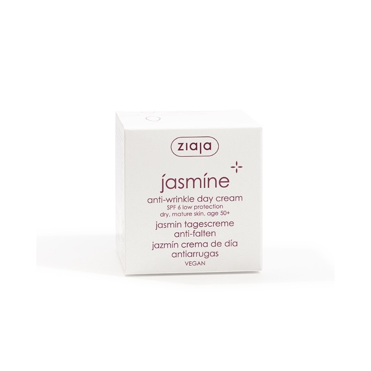 Ziaja Jasmine Anti-Falten Tagesgesichtscreme SPF6 Niedriger Schutz 50 ml