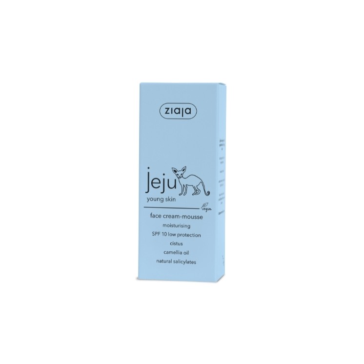 Ziaja Jeju white face mousse for the day SPF10 low protection 50 ml