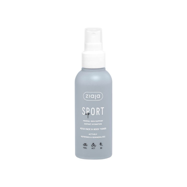 Ziaja Sport Up Aqua - body- en gezichtstonicspray 120 ml