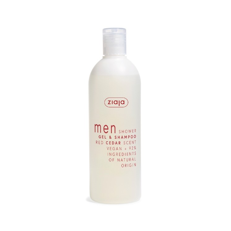 Ziaja Yego Shower Gel and Hair Shampoo Red Cedar 400 ml