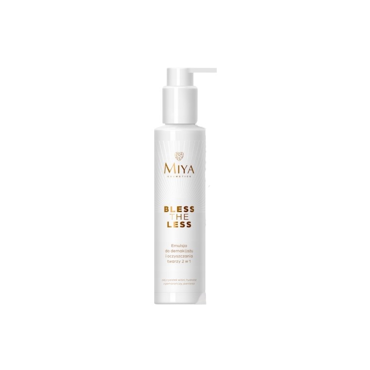 Miya Cosmetics Bless The Less Multitasking 2-in-1 Make-up-Entfernungs- und Reinigungsemulsion 150 ml