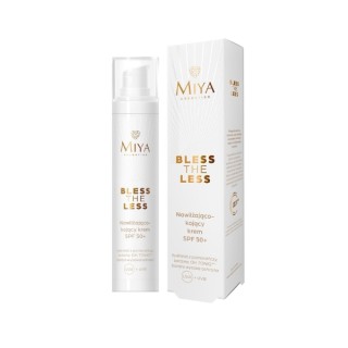 Miya Cosmetics Bless The Less hydraterende en verzachtende gezichtscrème SPF50 + 50 ml
