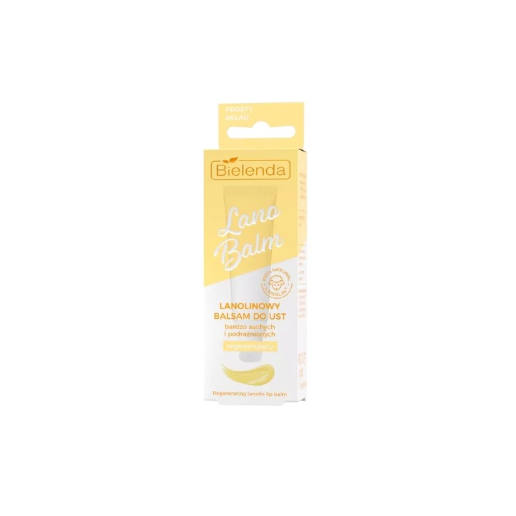Bielenda Lano Balm Lanolinowy Balsam do ust regenerujący 10 g