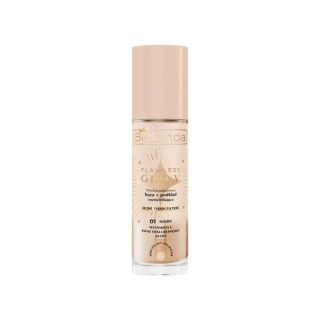 Bielenda FLAWLESS GLOW multifunctionele verhelderende basis + foundation /01/ Ivory 30 ml