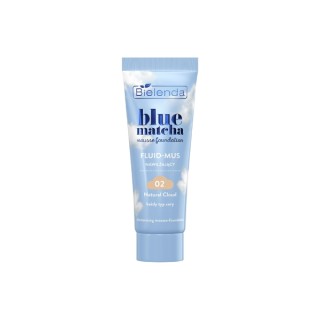 Bielenda Blue Matcha nawilżający Fluid - mus /02/ Natural Cloud 30 g