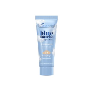 Bielenda Blue Matcha nawilżający Fluid - mus /03/ Sunny Beige 30 g