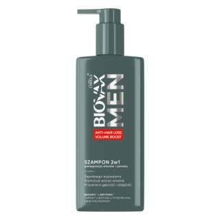 L'biotica BIOVAX Men Anti Haaruitval & Volume 2in1 Haar- en Baardshampoo 200 ml