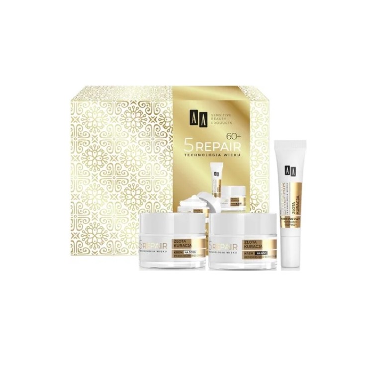 AA 5Repair Age Technology Geschenkset 60+: Tagescreme + Nachtcreme + Augencreme