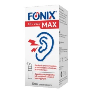 Fonix Max Ból uszu Spray Przeciwzapalny 10 ml