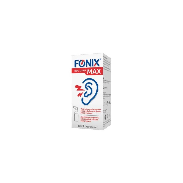 Fonix Max Ból uszu Spray Przeciwzapalny 10 ml