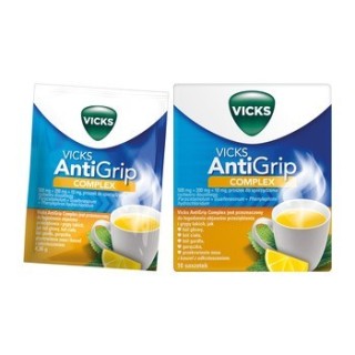 Vicks AntiGrip Complex proszek do sporządzania roztworu doustnego 10 saszetek