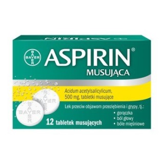 Aspirin Musująca (Ultra Fast) 500 mg tabletki musujące 12 sztuk