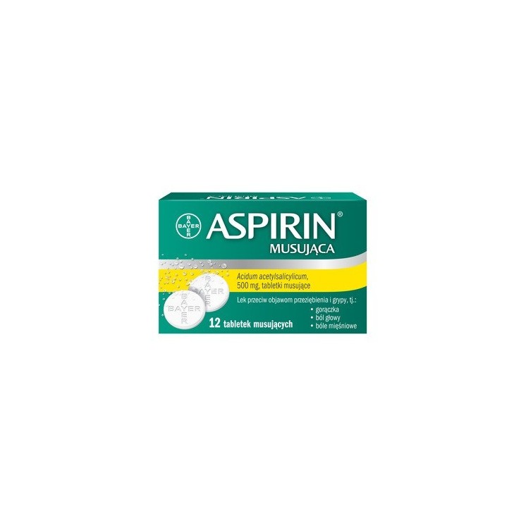 Aspirin Musująca (Ultra Fast) 500 mg tabletki musujące 12 sztuk