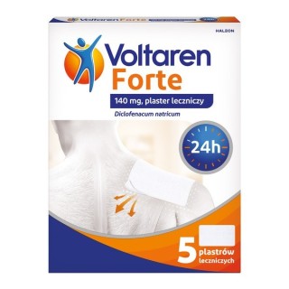Voltaren Forte 140 mg plastry lecznicze 5 sztuk