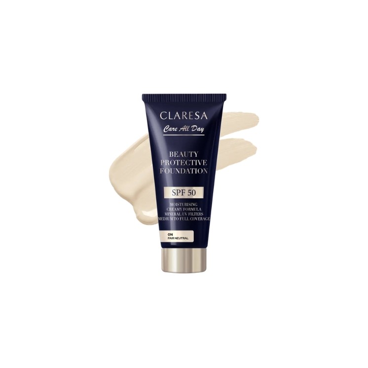 Claresa Moisturizing Foundation with SPF50 Fair Neutral 0N 30 ml