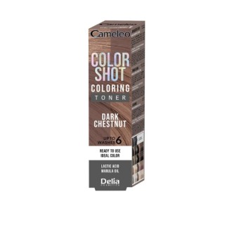 Delia Toner do włosów CAMELEO Color Shot Dark Chestnut 60 ml