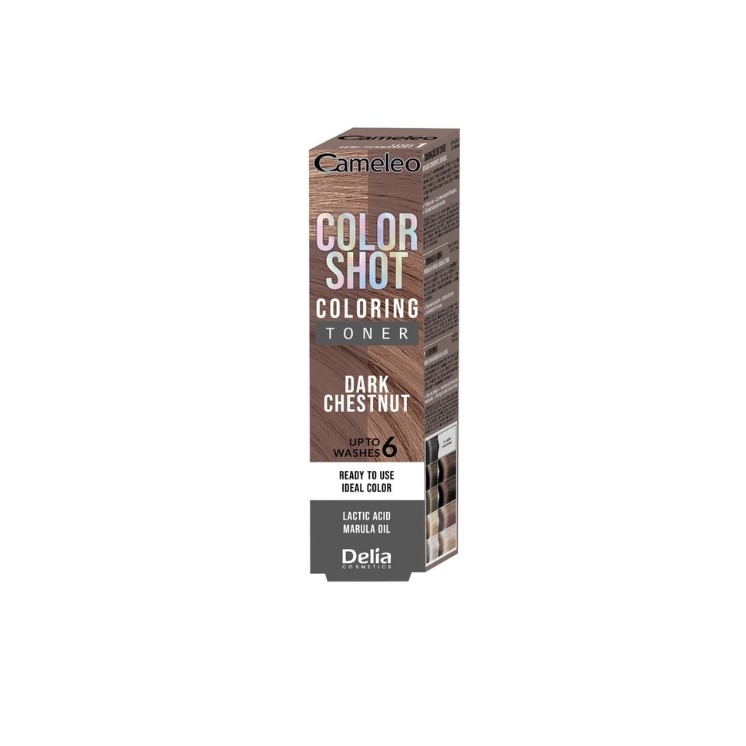 Delia Toner do włosów CAMELEO Color Shot Dark Chestnut 60 ml
