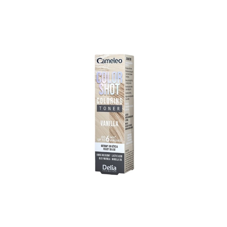 Delia Toner do włosów CAMELEO Color Shot Vanilla 60 ml