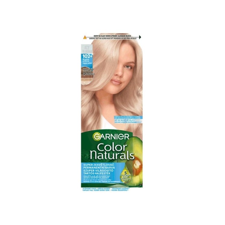 Garnier Color Naturals Creme Farba do włosów  Mroźny Srebrny Blond 112+
