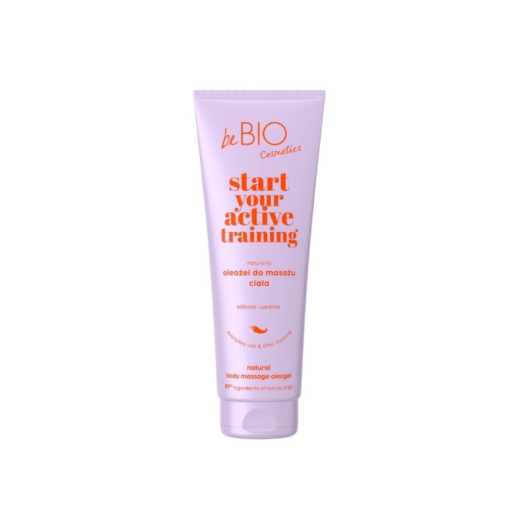 BeBio Cosmetics Natuurlijke Massage Oleogel START YOUR ACTIVE TRAINING 250 ml