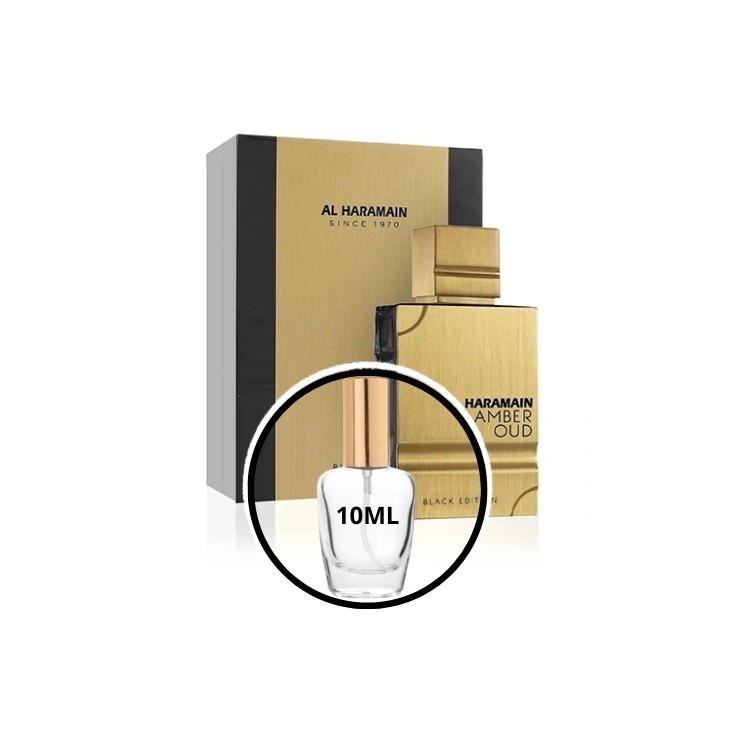 Al Haramain Amber Oud Black Edition Eau de Parfum für Damen und Herren, 10 ml