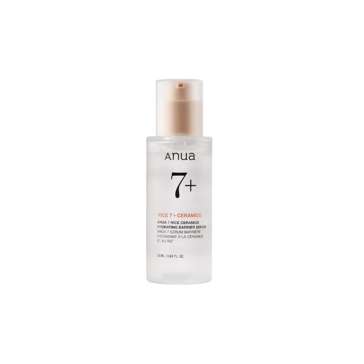 Anua Rice 7 Ceramide Hydrating Barrier Serum Brightening Serum 50 ml
