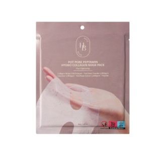 Heveblue Pot Pore Peptamin Hydro Collagen Mask Collageenmasker verstevigt poriën 1 stuk 35 g
