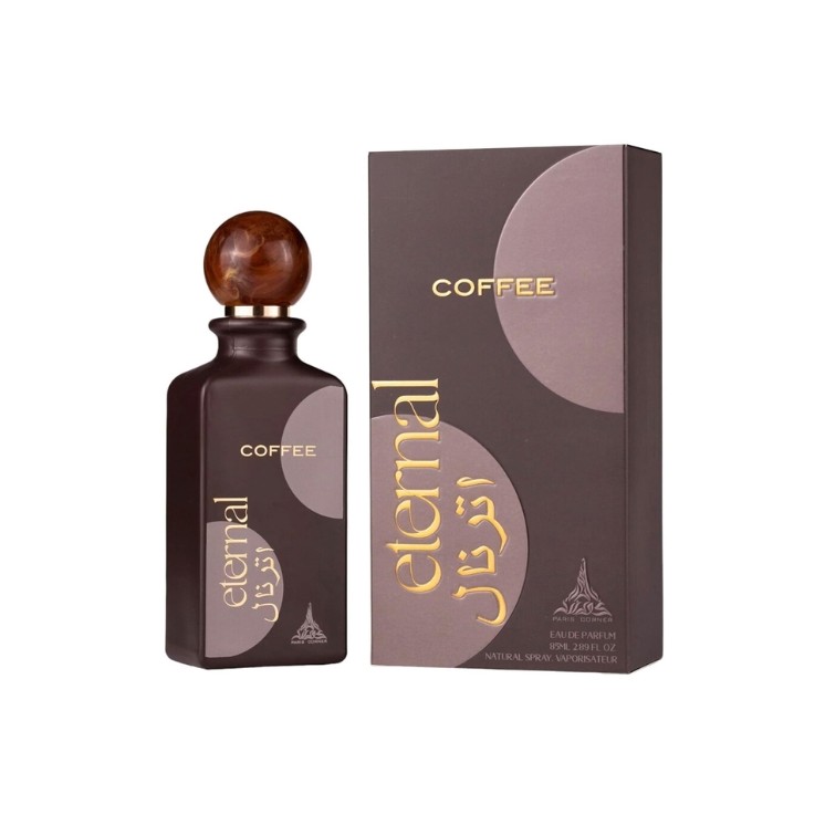Paris Corner Eternal Coffee Unisex Eau de Parfum for Women and Men 85 ml Paris Corner Eternal Coffee Unisex Eau de Parfum for Women and Men 85 ml