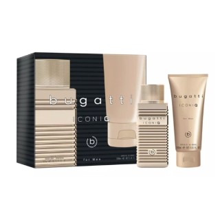 Bugatti Gift Set: Eau de Toilette for Men 100 ml + Iconiq Shower Gel 200 ml Bugatti Gift Set: Eau de Toilette for Men 100 ml + Iconiq Shower Gel 200 ml