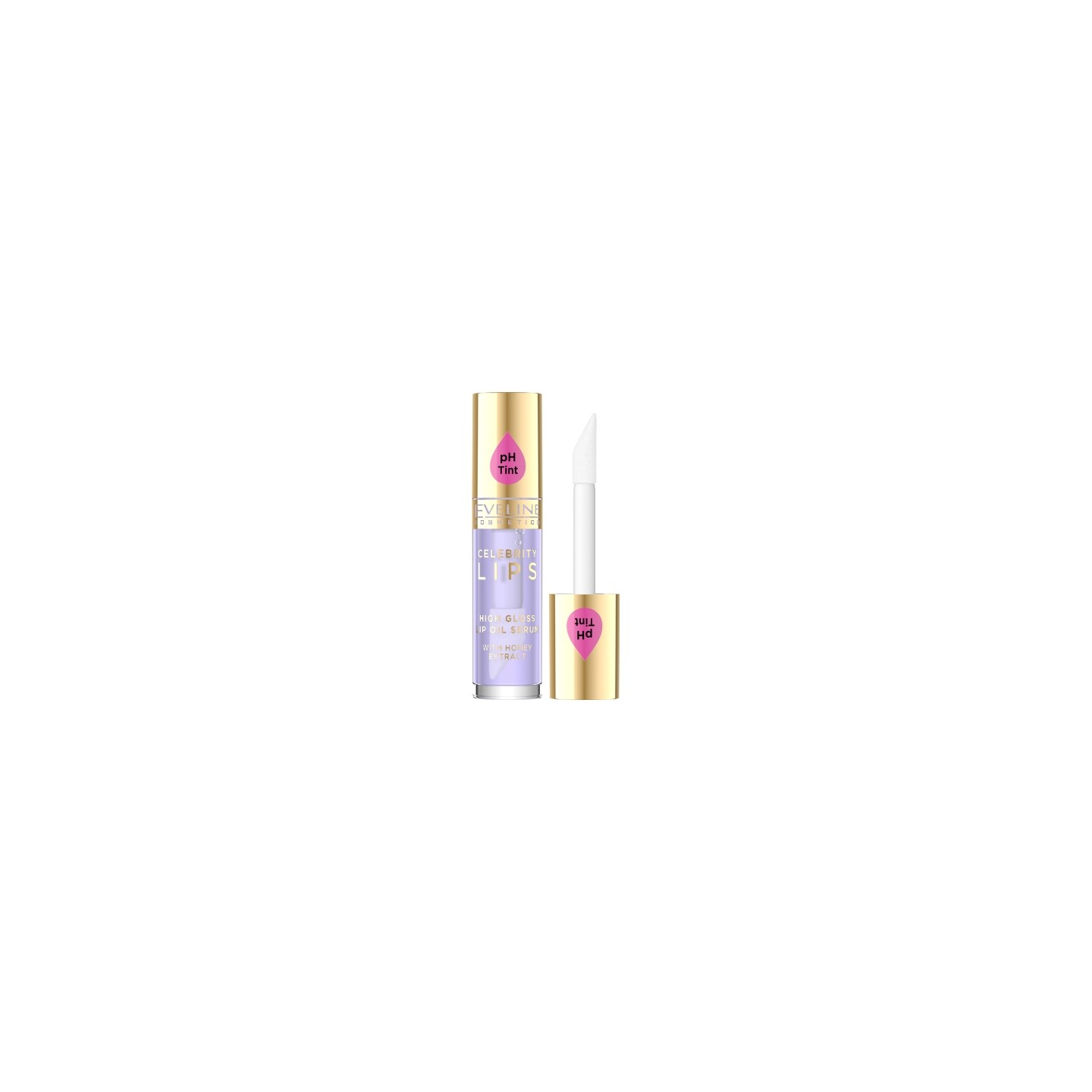 Eveline Celebrity Lips Lip Oil - Serum /03/ Violet 5 ml Eveline Celebrity Lips Lip Oil - Serum /03/ Violet 5 ml