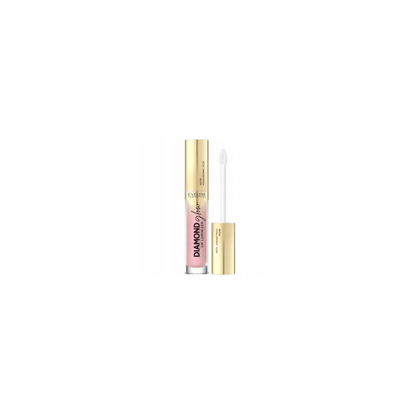 Eveline Diamond Glow Lip Luminizer Lip Gloss with Hyaluronic Acid /14/ 5 ml Eveline Diamond Glow Lip Luminizer Lip Gloss with Hyaluronic Acid /14/ 5 ml