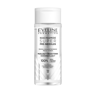Eveline Niacinamide Super Pre-Needles Bruisende Verfrissende Meso-Tonic voor het Gezicht 150 ml