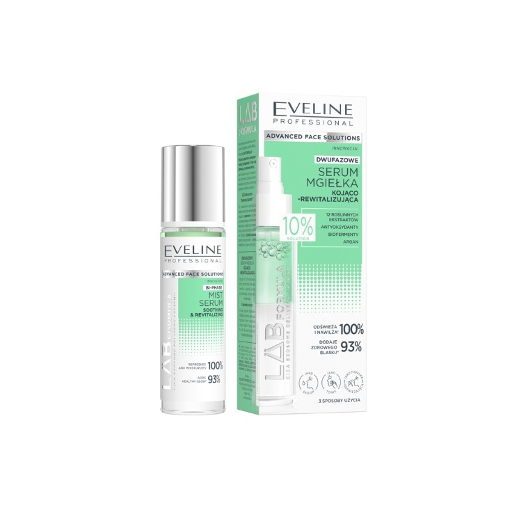 Eveline LAB FORMULA Zweiphasen-Gesichtsserum-Spray zur Beruhigung und Revitalisierung, 30 ml