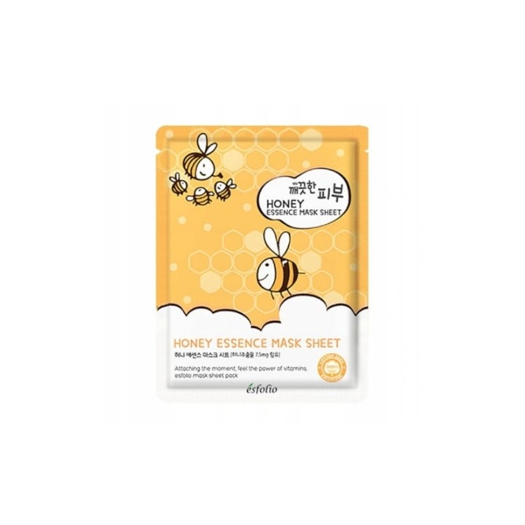 Esfolio Honey Essence Sheet Mask Gladmakend Gezichtsmasker 25 ml