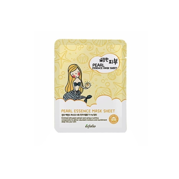 Esfolio Pearl Esseence Sheet Mask odmładzająca Maska do twarzy 25 ml