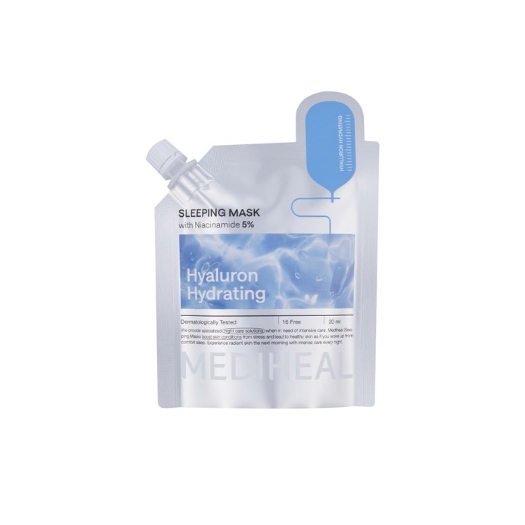 Mediheal Sleeping Mask Hyaluron Hydrating Moisturizing Face Mask 20 ml