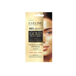 Eveline Prestige Gold Peptides 3w1 odmładzająca Maska-lifting do twarzy 8 ml
