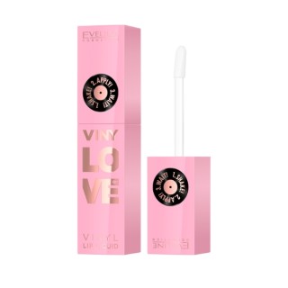 Eveline VinyLove Long-lasting Liquid Lipstick with Gloss Effect /01/ Pinky 4 ml
