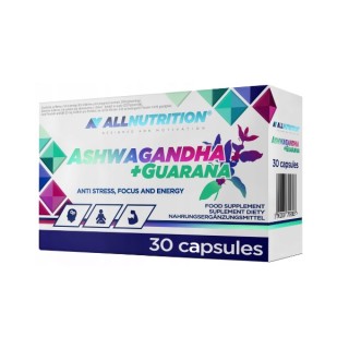 AllNutrition Ashwagandha 300 mg + Guarana 30 kapsułek