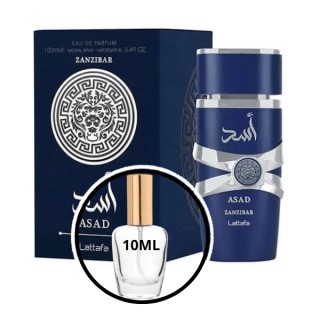 Lattafa Asad Zanzibar Eau de Parfum voor Mannen 10 ml