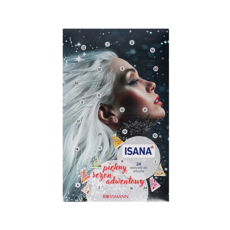 Isana Adventskalender met Haarconditioners 24 x 25 ml 24 stuks