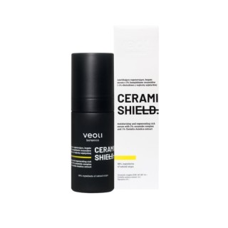 Veoli Botanica Ceramide Shield hydraterend en regenererend gezichtsserum in een rijke versie 30 ml