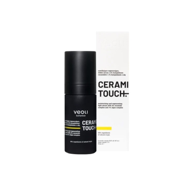Veoli Botanica Ceramide Touch hydraterend en regenererend gezichtsserum in een lichte versie 30 ml
