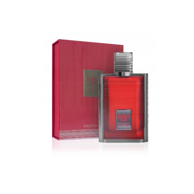 Khadlaj Karus Oud Fire Unisex Eau de Parfum für Männer und Frauen 100 ml