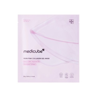 Medicube PDRN Pink Collagen Jelly Gel Mask Straffende hydro -Gesichtsmaske 1 Stück 28 g
