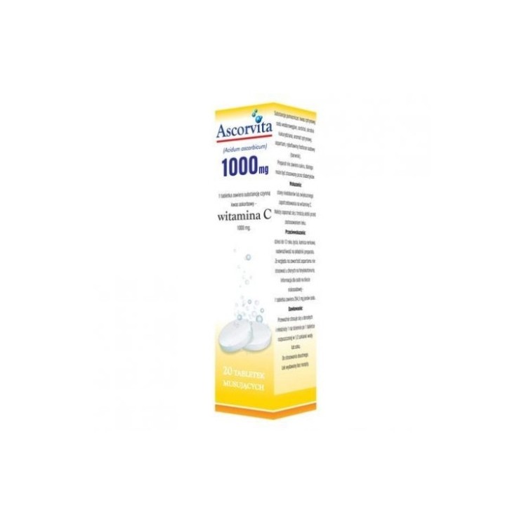 Ascorvita 1000 mg 20 Brausetabletten