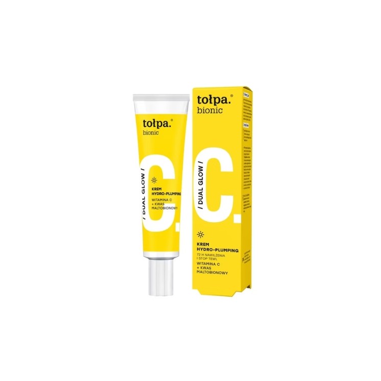 Tołpa Bionic Dual - Glow Hydro Cream - Plumping with Vitamin C 40 ml