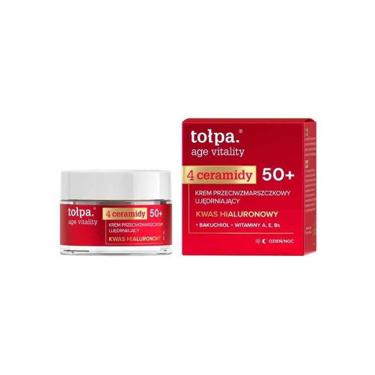 Tołpa Age Vitality 4 Ceramides Anti-Falten Straffende Gesichtscreme 50+ 50 ml
